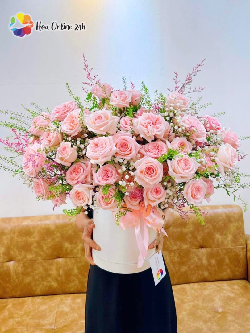 Lẵng Hoa Chúc Mừng HCM Sang Trọng Giao Nhanh 2h Lẵng hoa chúc mừng hcm